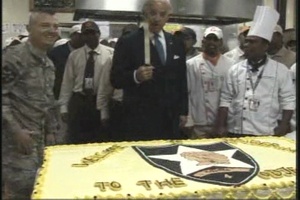 Vice President Biden Visits Camp Liberty