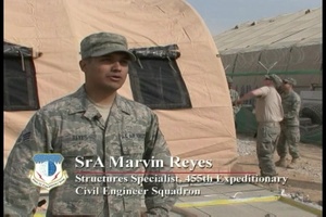 Tent Construction for Troop Surge