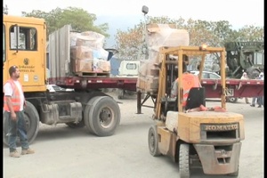 Supplies Being Delivered to Haiti