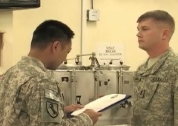 Sailor Receives Meritorious Promotion