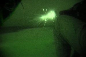 HMM-166 Marines Perform Nighttime Live Fire Training