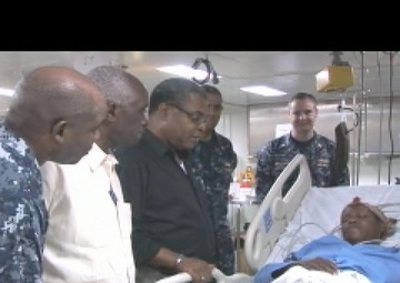 Haiti Prime Minister Visits USS Bataan, Package