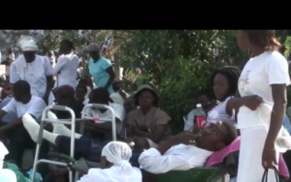 Day of Mourning at St. Anne Catholic Church Port au Prince