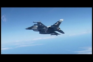 F-16 Mission Off the Coast of Guam