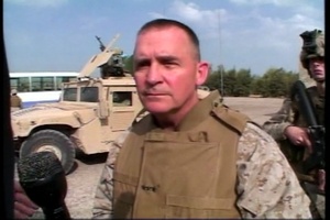 Generals Abizaid and Sattler In Fallujah, Part 2