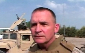 Generals Abizaid and Sattler In Fallujah, Part 2