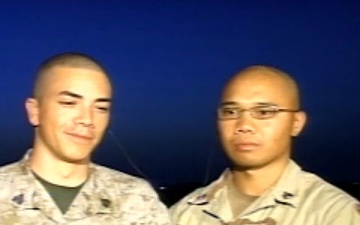 Sgt Kontizas &amp; Staff Sgt. Harrison