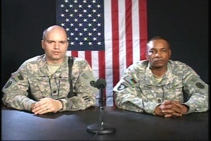 Lt. Col. Haas and Command Sgt. Maj. Bivens
