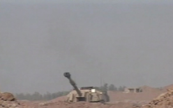 Howitzers Pound Enemy Forces in Fallujah, Part 1