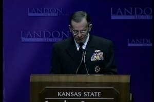 Adm. Mullen Speaks at Kansas State University, Part 3
