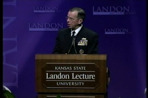 Adm. Mullen Speaks at Kansas State University, Part 5