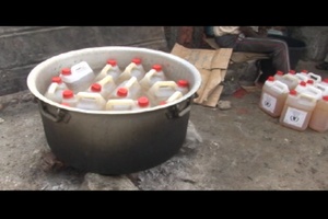 Food Distribution at a Refugee Camp in Djibouti
