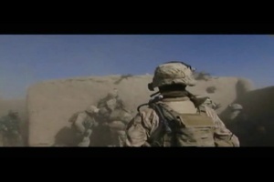 U.S. Marines Patrol and Attack Suspected Enemy Bunker