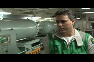 Carl Vinson Crew Host Brazilian Navy Members