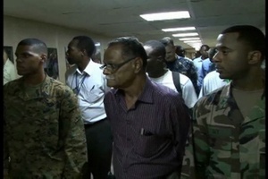 Haitian Health Minister Visits USNS Comfort Crew
