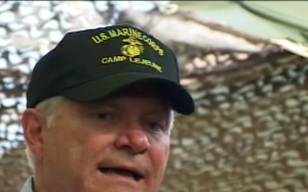 Secretary of Defense Robert Gates Visit, Part 1