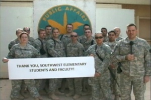 13th ESC Sends Thanks to Southwest Elementary School