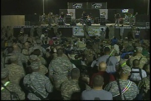 Soldier Rocks with Bad Company