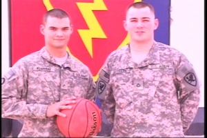 Pfc. Burton and Pvt. Klapheke