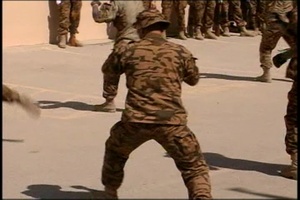 Mongolian Armed Forces Day in Afghanistan