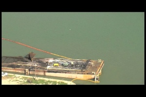 Damaged Barge