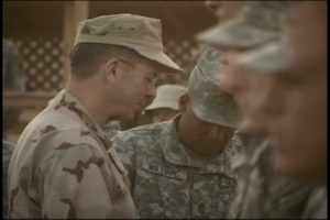Admiral Mullens Visits Camp Lumberjack