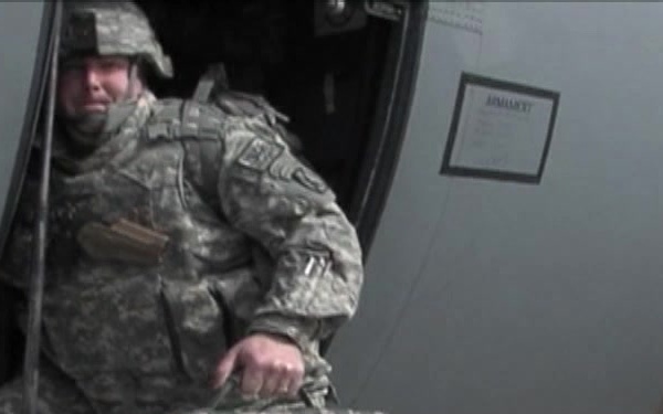 Soldiers Arriving in Afghanistan