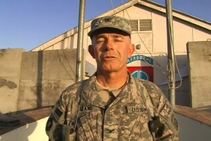 Soldiers Attend Easter Sunrise Service, Send Greetings from FOB Lightning
