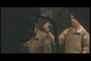 Marines Load Supplies onto C-130