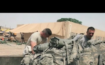 U.S. Soldiers Prepare Gear for Departure to FOB Hammer, Part 2