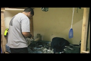 U.S. Soldiers Prepare Gear for Departure to FOB Hammer, Part 1