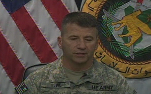 Maj. Gen. Rowe, Part 1