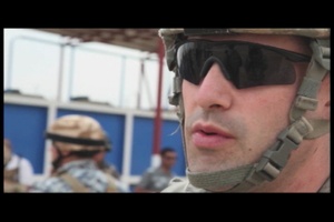 U.S. Soldiers and Iraqi Police Conduct Opening Ceremony For Water Purificat