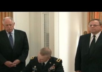 Gov. of IL and IL National Guard Members at Polish Consulate, Part 1