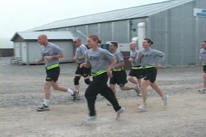 Runners Train For Upcoming Marathon