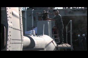 MQ-8B Fire Scout Off Loaded