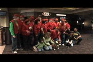 Warrior Games Staff and Marine Corps League Members Greet Warrior Games Ath