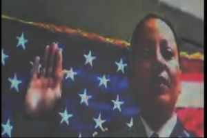 Husband in Baghdad Swears In Wife in Georgia - Package