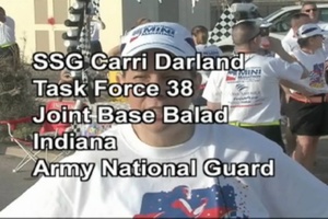 Indy 500 Half Marathon at Joint Base Balad, Iraq