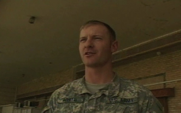 Aggie Coach Visits Soldiers in Iraq