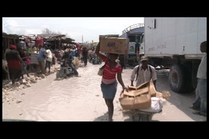Haiti-Dominican Republic Border Crossing and Market Place