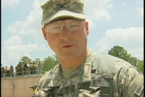 Maj. Gen. Michael Ferriter and Col. Terry McKendrick