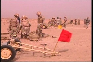 Iraqis Fire 120MM Mortar Rounds
