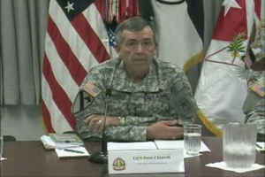 Gen. Peter Chiarelli, Vice Chief of Staff of the U.S. Army, Part 1