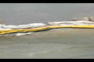 Soldiers Build Blockade Against Oil Spill, Part 1