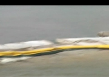 Soldiers Build Blockade Against Oil Spill, Part 1