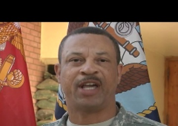 Brig. Gen. Paul Wentz and Command Sgt. Maj. Mark D. Joseph