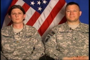 Maj. Jennifer and Chief Warrant Officer Dennis Roberson, Part 1