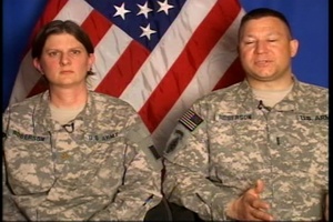 Maj. Jennifer and Chief Warrant Officer Dennis Roberson, Part 3