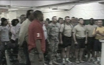 Ind. National Guard Troops Watching Indy 500